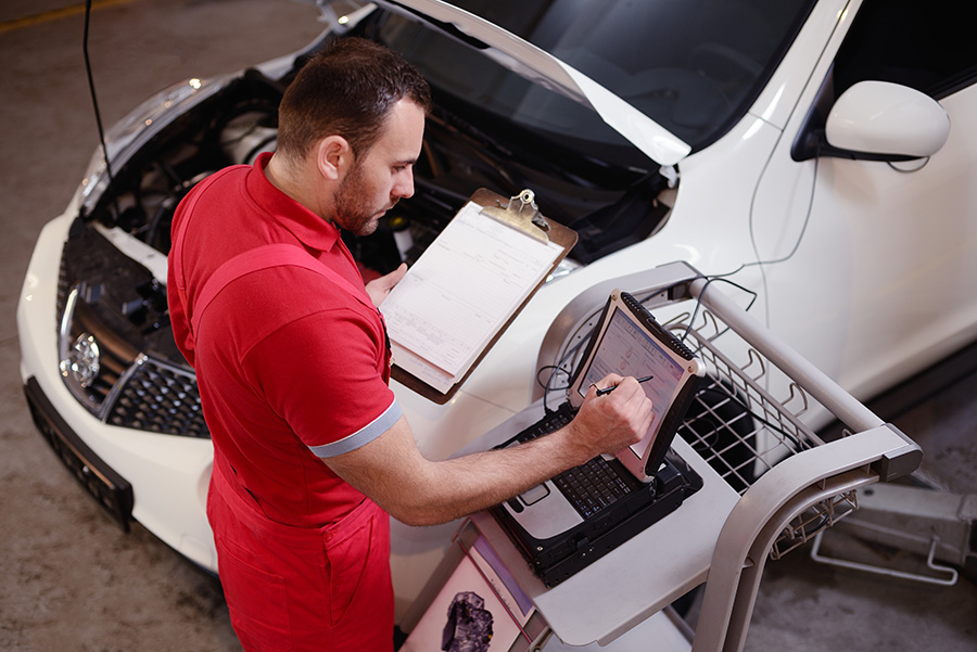 Visit a few of the car repair workshops you have short-listed.